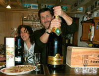 Matuhusalemのシャンパンが出されたホームパーティ