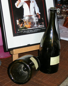 19世紀のブルゴーニュ式ワインボトル