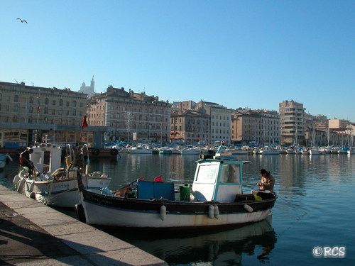 マルセイユの港